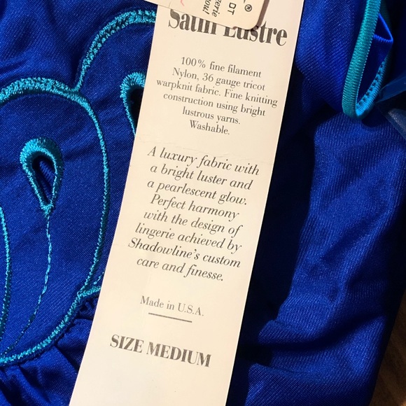 Shadowline Satin Lustre Nightgown - Picture 6 of 6